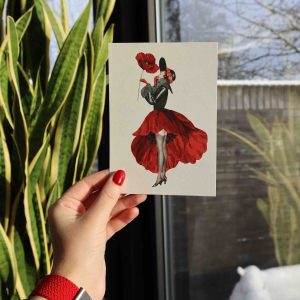 Kaart: Klaproos jurk